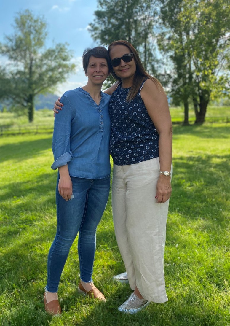 Hilda responsabile del GAA Mendrisio e Maria volontaria