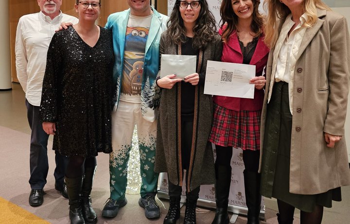 Da sinistra a destra: Michele Bottani, Eleonora Ligabo, Alessandro Veletta, Federica Giudici, Valentina Testoni, Sylvia Wimmer.