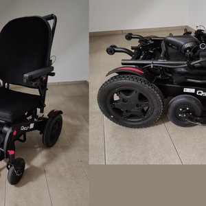 Fauteuil roulant électrique pliable