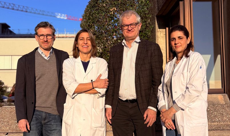 Dr. Salvatore Galati, Dr.ssa Daria Dinacci, Dr. Alain Kaelin e Dr.ssa Ilaria Bertaina
