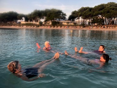 Abkühlung im Meer