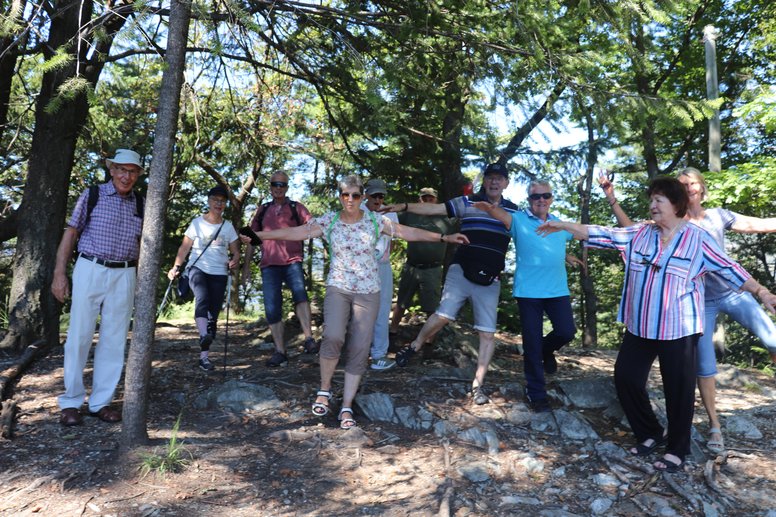 Ausflug zum Monte Verita – kurze Balanceeinlage auf dem Walkürenhügel